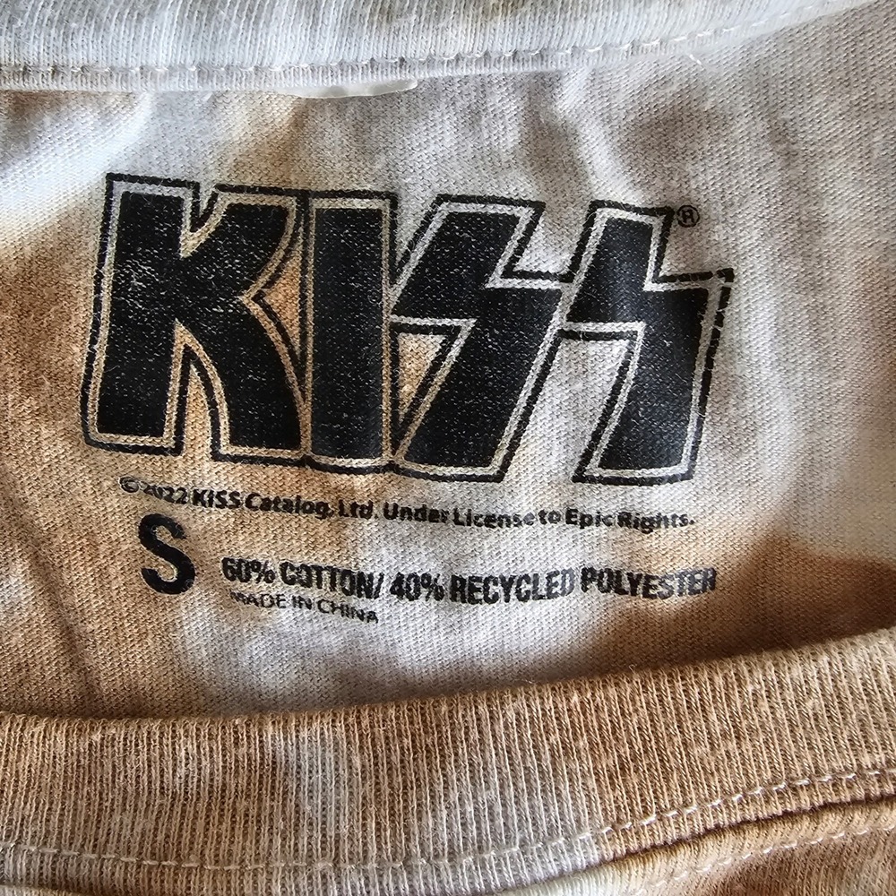 KISS Tie Dyed Women's Size Small Tee Shirt - Picture 3 of 5